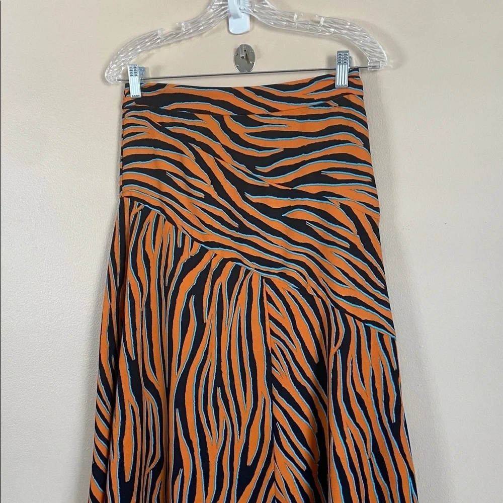 Diane Von Furstenberg Lilo Zebra Print Skirt size 6